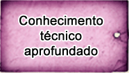 Conhecimento técnico aprofundado